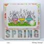 Preview: Whimsy Rubber Stamp Hello Spring Bunnies