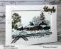 Preview: Whimsy Rubber Stamp Wintry Cabin
