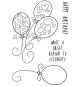 Preview: Woodware Clear Stamp Birthday Balloons JGS582