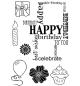 Preview: Woodware Clear Stamp Birthday Grid JGS586