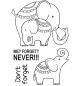 Preview: Woodware Clear Stamp Elephant Love JGS583