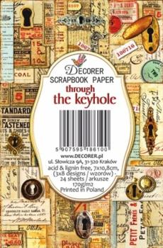 #114 Decorer Mini Scrapbook Paper Set Through the Keyhole