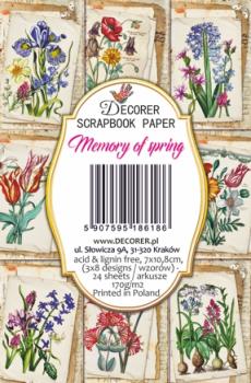 #135 Decorer Mini Scrapbook Paper Set Memories of Spring