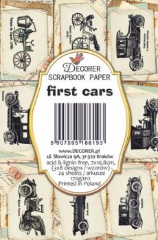 #136 Decorer Mini Scrapbook Paper Set First Cars