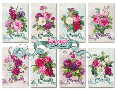 #139 Decorer Mini Scrapbook Paper Set Bouquet