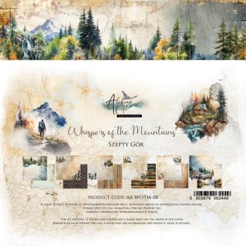 #25 Alchemy of Art 8x8 Paper Pack Whispers of the Mountains