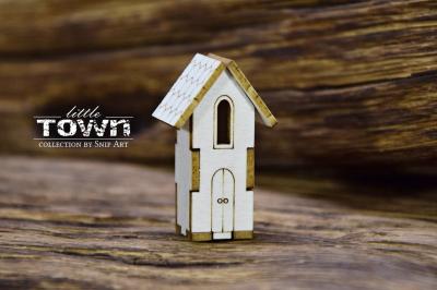 SnipArt Chipboard Little Town Mini Tower #12