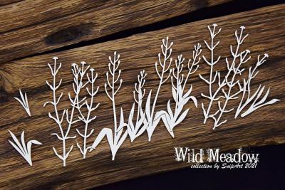 SnipArt Chipboard Wild Meadow Grass #34907