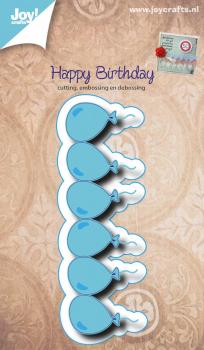 Joy!Crafts Cutting & Embossing Stencil Balloons Rand