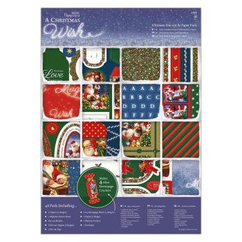 Papermania A4 Ultimate Die Cut Paper Pack A Christmas Wish