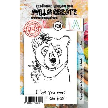 AALL & Create Clear Stamp A7 Set #221 Bear