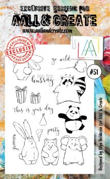 AALL & Create Clear Stamp Set #51 Party Animal