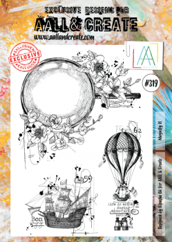 AALL & Clear Stamps A4 Set #319 Magnify It