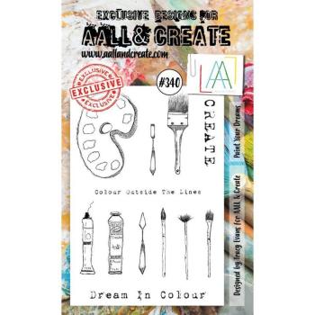 AALL & Create Clear Stamp A6 Set #340 Paint Your Dream