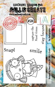 AALL & Create Clear Stamp A7 Set #514 The Photographer