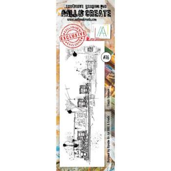 AALL & Create Clear Stamp Border #76 Classic Caravan