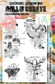 AALL & Create Clear Stamps A5 Set #532 Safari