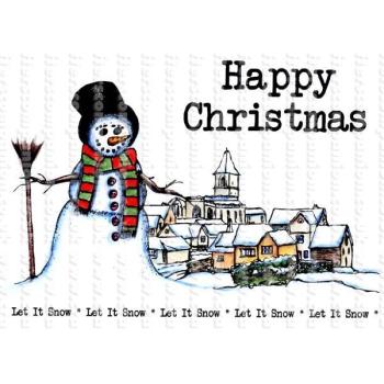 A Little Bit Festive Stamp Set - Happy Snowman by Sheena Douglass