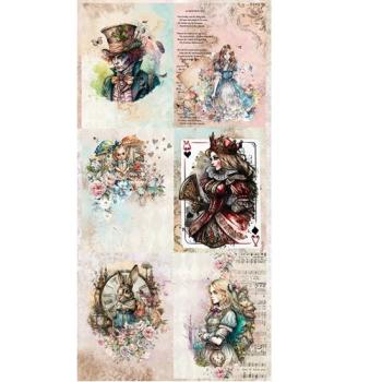 Alchemy of Art 12x12 Paper Pack Enchanted World Following Alice
