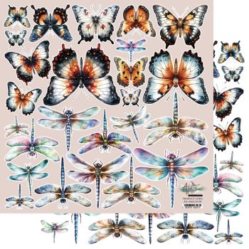 Alchemy of Art 12x12 Paper Sheet Insects #01