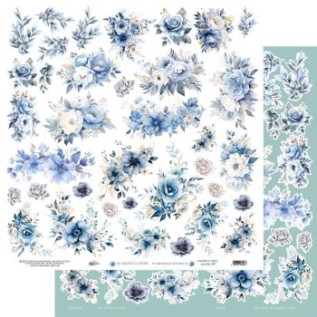 Alchemy of Art 12x12 Sheet In Frosty Colors Flowers