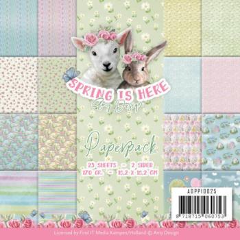 Amy Design 6x6 Paper Pack Spring is here #10025