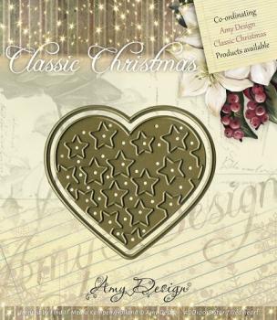 Amy Design Classic Christmas Die Star Filled Heart