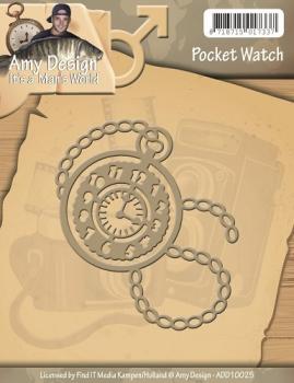 Amy Design Die Pocket Watch