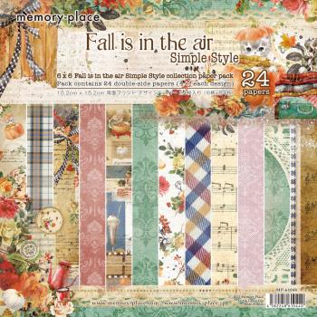 Asuka Studio 6x6 Paper Pack Fall is in the Air Simple Style