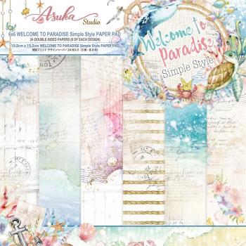 Asuka Studio 6x6 Paper Pack Welcome to Paradise Simple Style