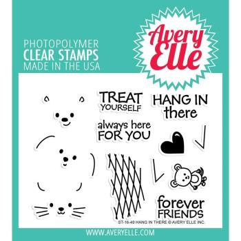 Avery Elle Clear Stamp Set Hang In There