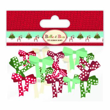 Belle and Boo Christmas Mini Bows