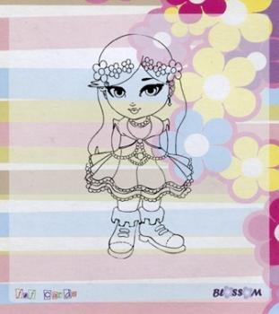 SALE Clearstamp Blossom -  Girl