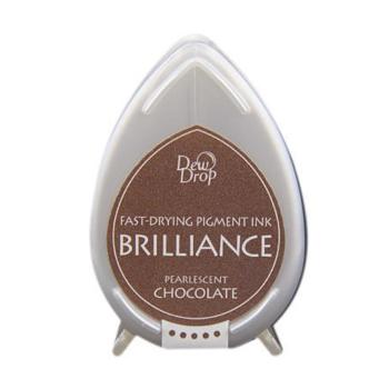 Brilliance Dew Drop Pigment Ink Pearlescent Chocolate