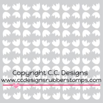 C.C. Designs Stencils 6x6 Cracked Eggs