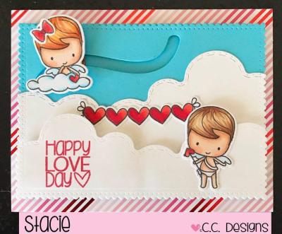 C.C Designs Stamp/Dies Set Sweet Valentine