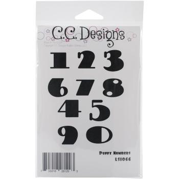 C.C Designs Cling Stamp Puffy Numbers