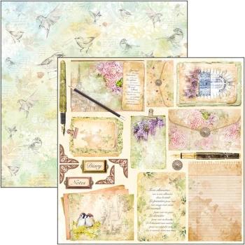 Ciao Bella 12x12 Paper Sheet Poemes d’Amour CBSS151