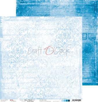 Craft O Clock 12x12 Paper Pad Basic Blue Mood #12