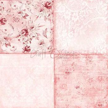 Craft O Clock 8x8 Paper Pad Basic Pink Mood #11