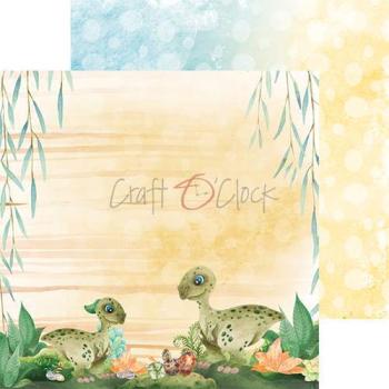 Craft O Clock 8x8 Paper Pad Dino Adventures