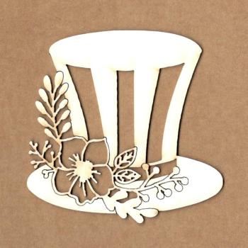 Chipboard Alice Mad Hatter's Hat #2431