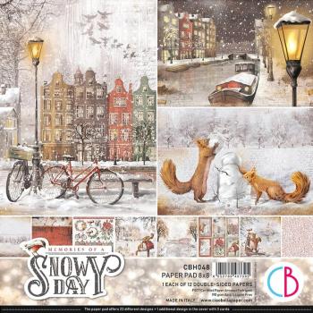 Ciao Bella 8x8 Paper Pad Memories of a Snowy Day #CBH048