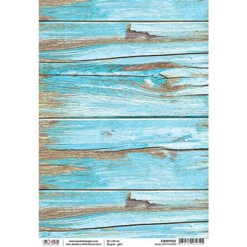 Ciao Bella A4 Rice Paper Blue Driftwood #CBRP022