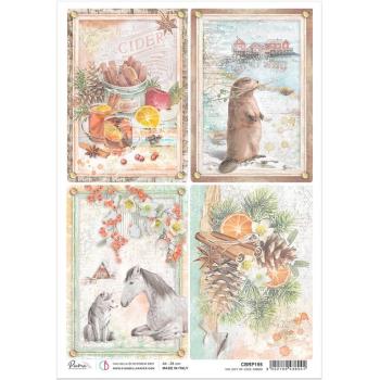 Ciao Bella A4 Rice Paper The Gift of Love Cards #CBRP195