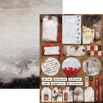 Ciao Bella Scrapbooking Creative Pad Snow and the City #CBCL015