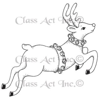 Class Act Inc. Cling Stamp Large Deer