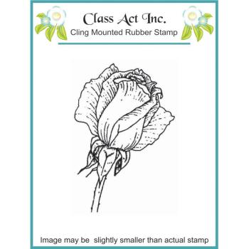 Class Act Inc. Cling Stamp Single Rose