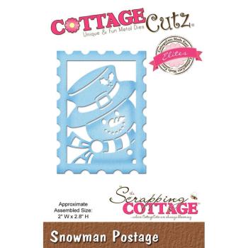 CottageCutz Die Snowman Postage
