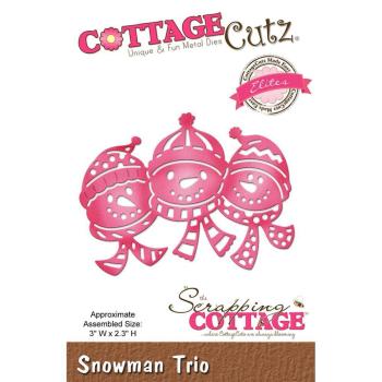 CottageCutz Die Snowman Trio